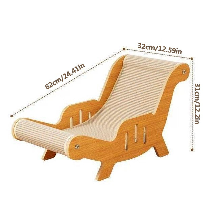 Sisal cat lounger and scratcher chair - photo 5