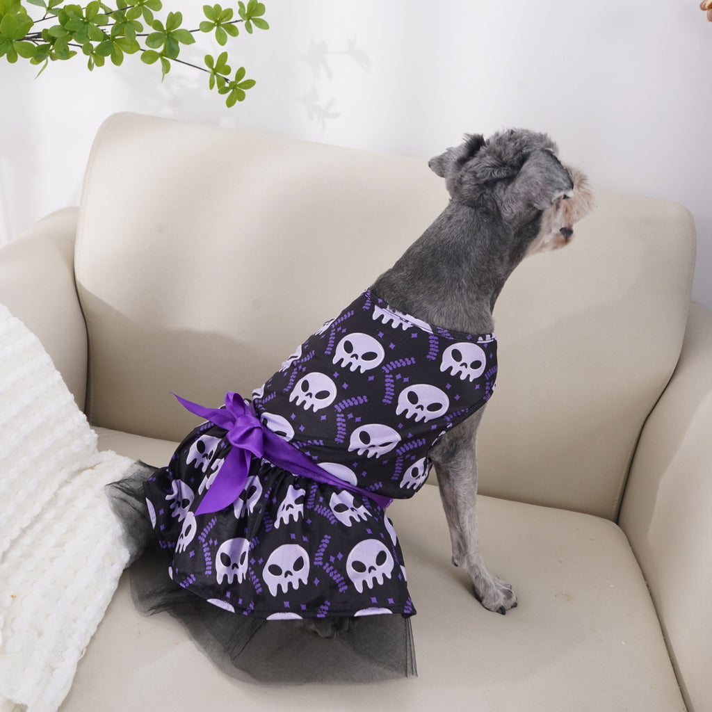 Halloween Skull Dress for Dogs, view 4