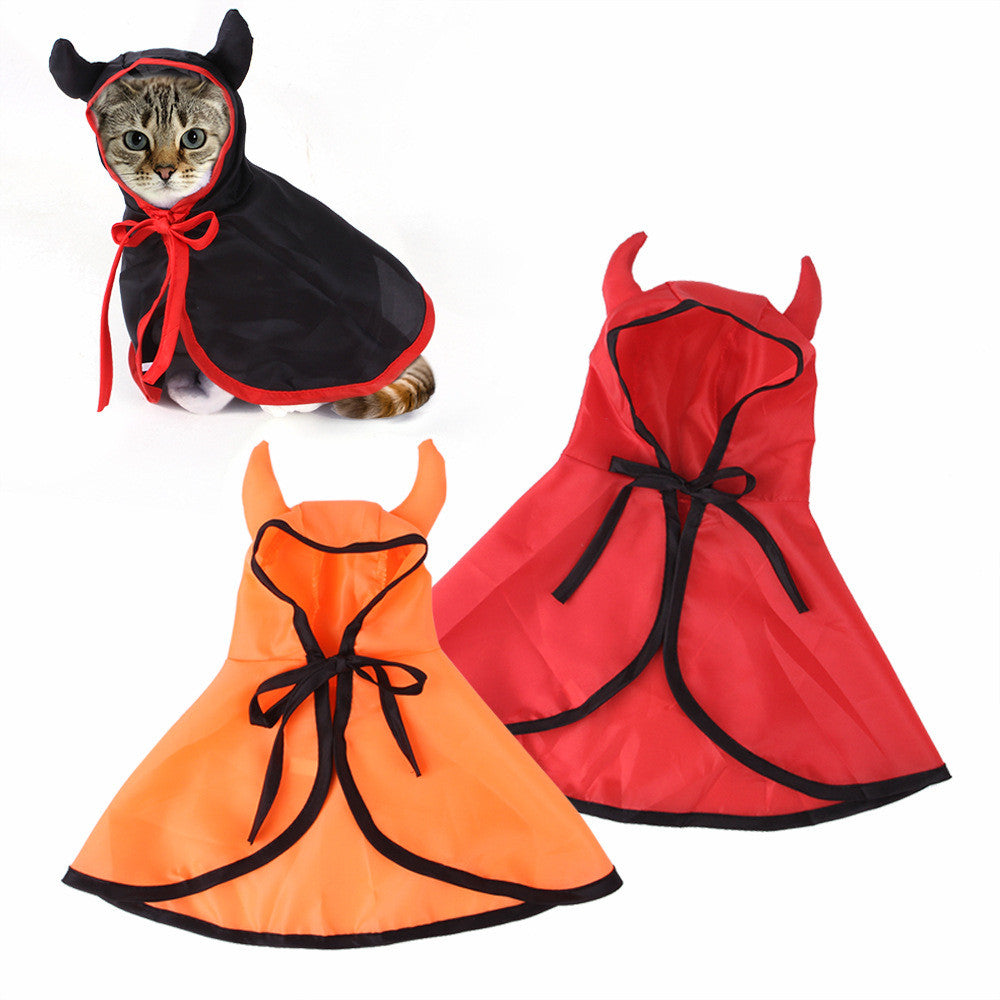 Devil Horn Cape for Cats and Dogs