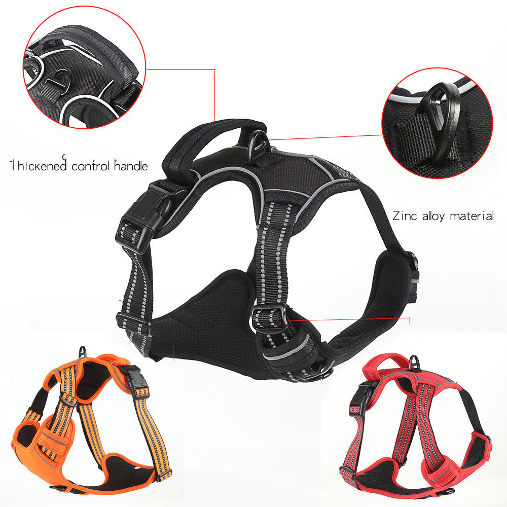 Reflective no-pull dog harness - photo 2