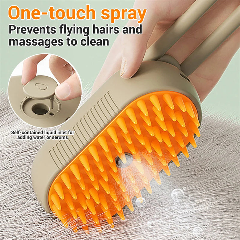 Spray grooming brush for cats and dogs - photo 5