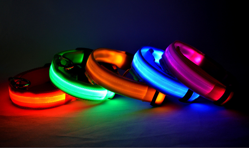 Light-up LED dog collar - photo 6