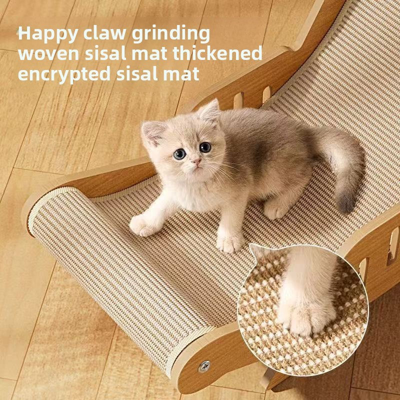 Sisal cat lounger and scratcher chair - photo 7