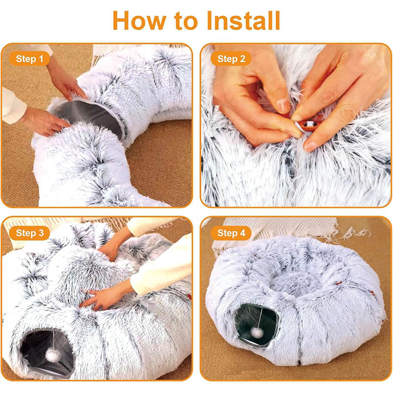 Cat tunnel bed - photo 2