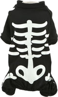 Glow-in-the-Dark Skeleton Jumpsuit for Small Dogs, view 7