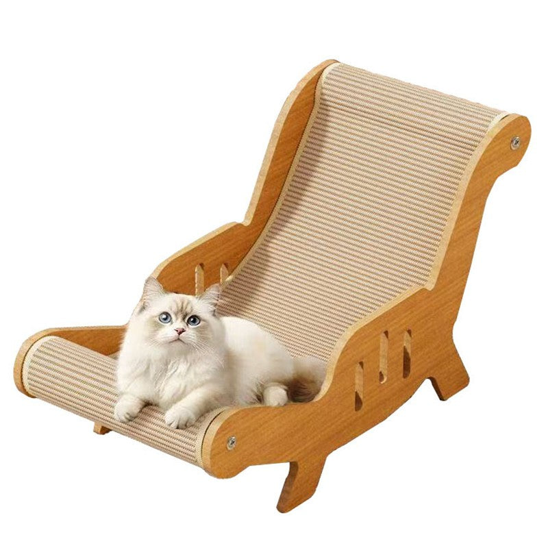 Sisal cat lounger and scratcher chair - photo 2